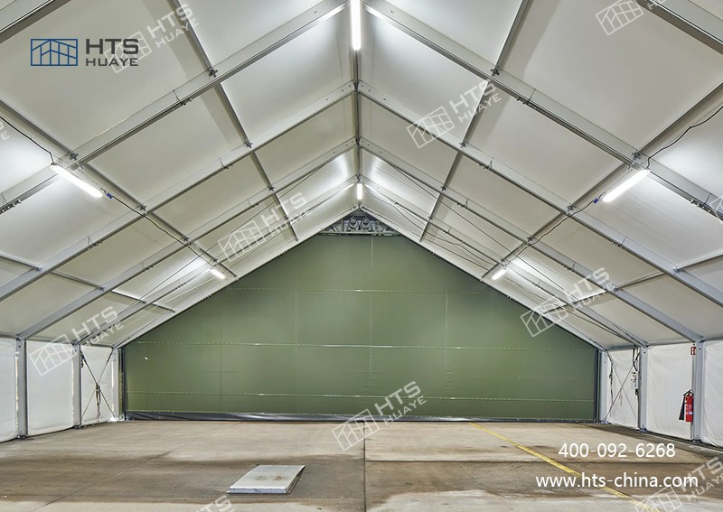 飛機(jī)機(jī)庫(kù)篷房可按需搭建合適規(guī)模的機(jī)庫(kù)，避免空間閑置